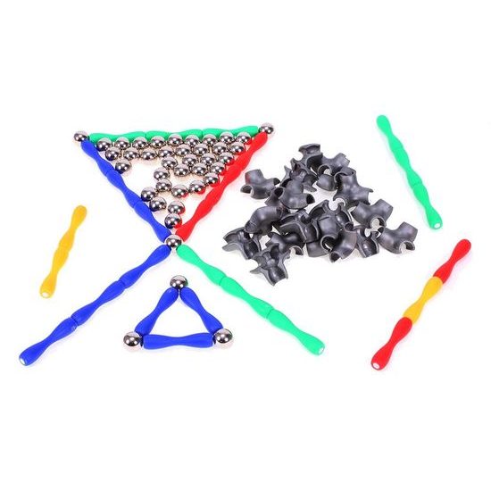 Magnetická stavebnice Magnetic World 120 dílků