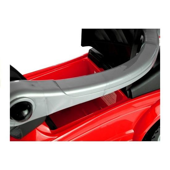 Odrážedlo Range Rover s vodící tyčí 3v1 červené