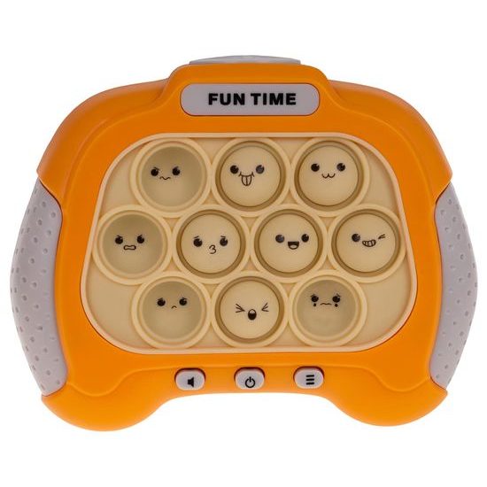Senzoricka hra Pop It na baterie oranžová