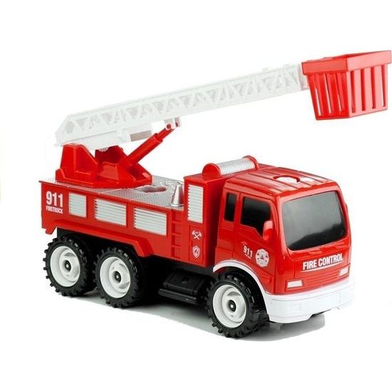 Dětský hasičský vůz se žebříkem a nářadím