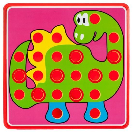 Dětská knoflíková vkládačka Genius Art