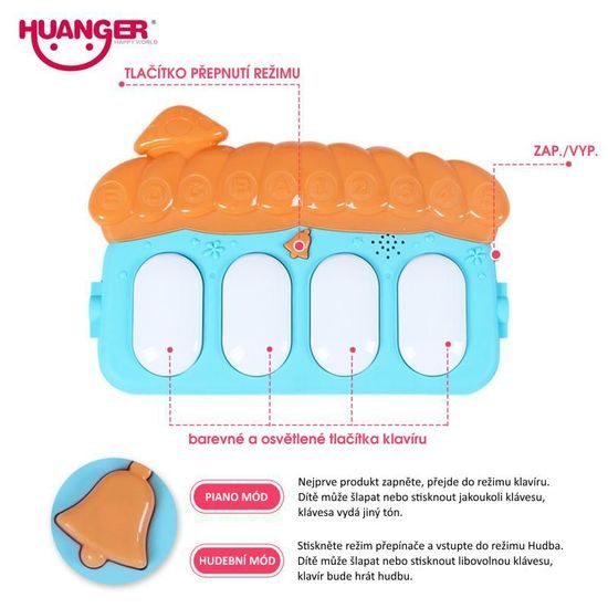 Haunger hrací deka s piankem Hříbeček