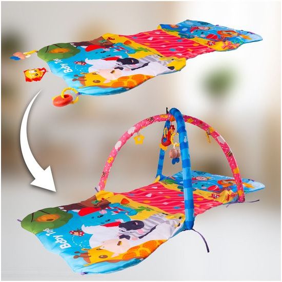 Hrací deka 4v1 s tunelem a hrazdičkou Activity Gym