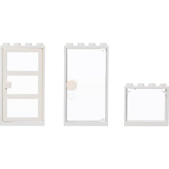 LW Toys Kreativní set okna a dveře