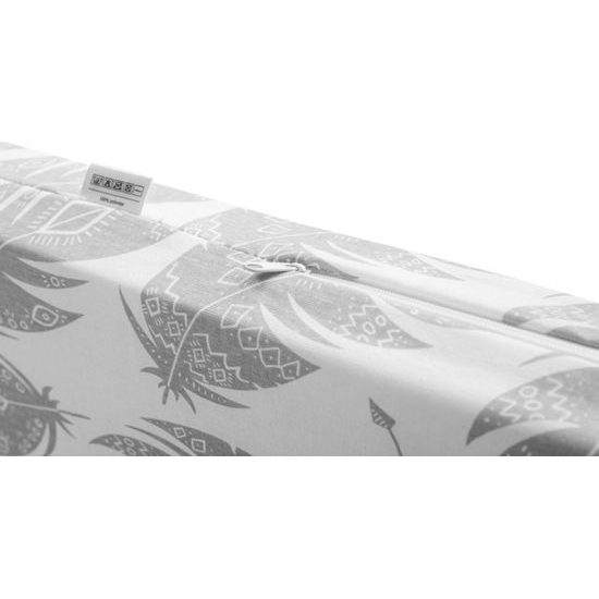 Matrace do postýlky Sensillo šedé pírka 120 X 60 cm