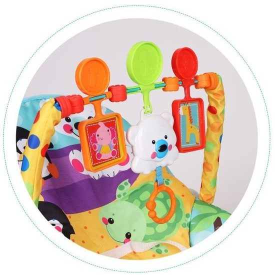 Ecotoys kojenecké lehátko 3v1 s vibracemi Baby Calm modré