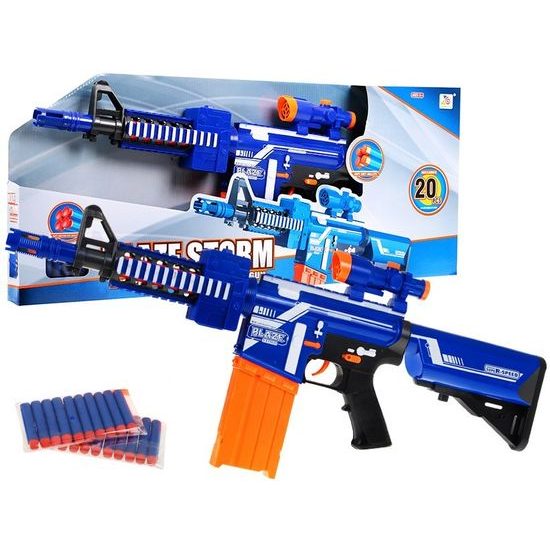 ROZBALENO Blaze Storm dětský poloautomatický samopal se 20 náboji
