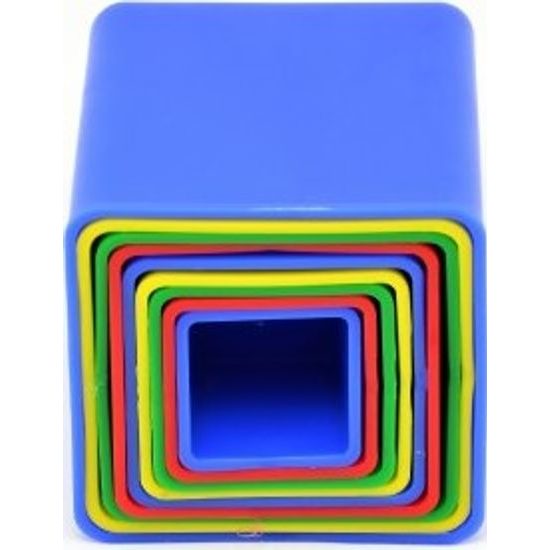 Pyramida skládanka hranatá 9ks