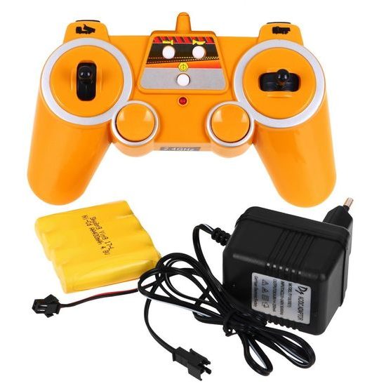 Nákladní auto na dálkové ovládání Mercedes- Benz Arocs 1:20 žluté