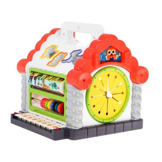 Huile Toys multifunkční vkládačka pro nejmenší se zvuky Domeček II