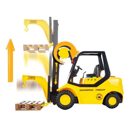 Vysokozdvižný vozík se světly a zvuky City Service 1:16