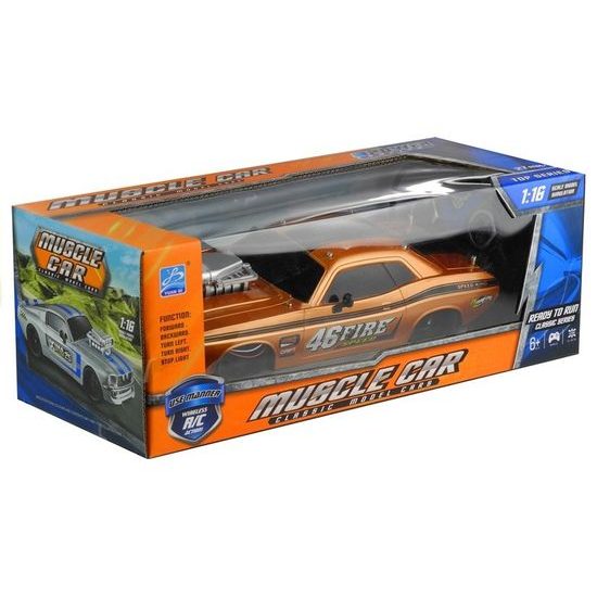 Auto na dálkové ovládání Muscle Car bronzové 1:16
