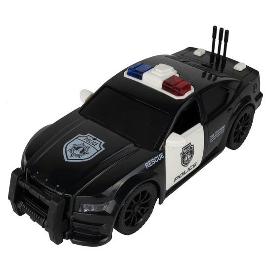 Policejní auto na setrvačník se světly a zvuky City Hero 1:20