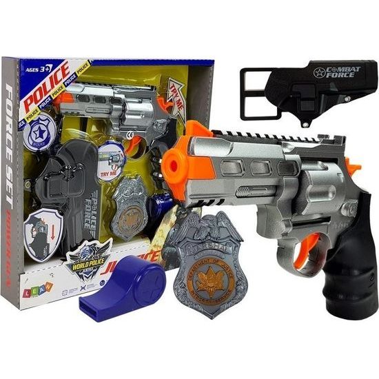 Dětský policejní set s revolverem