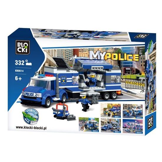 Blocki MyPolice mobilní policejní stanice 332 dílků