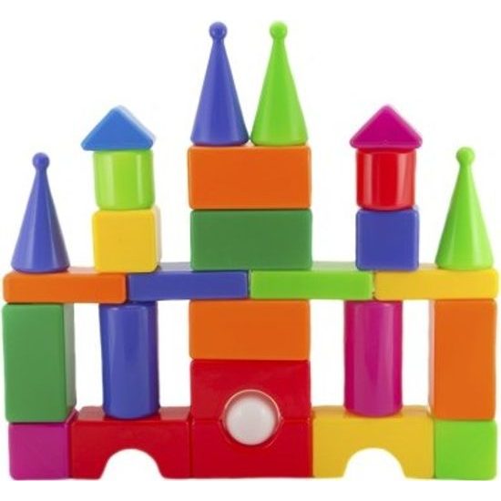 Stavebnice kostky - velké 30ks