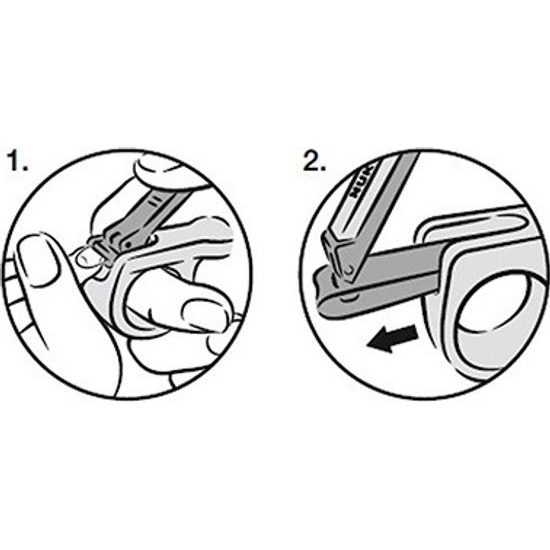 Nuk Dětské kleštičky na nehty béžové