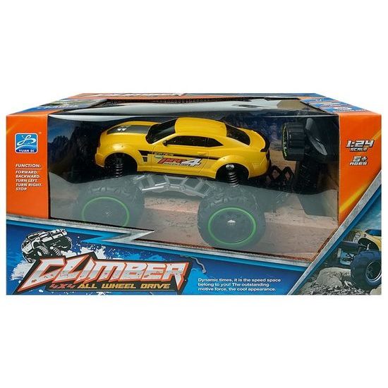Auto na dálkové ovládání Climber Pro4 žluté 1:24
