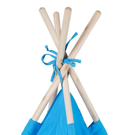 Ecotoys dětský indiánský stan modrý