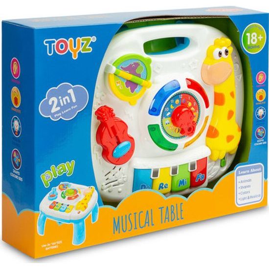 Edukační hrací stůl - Modrý