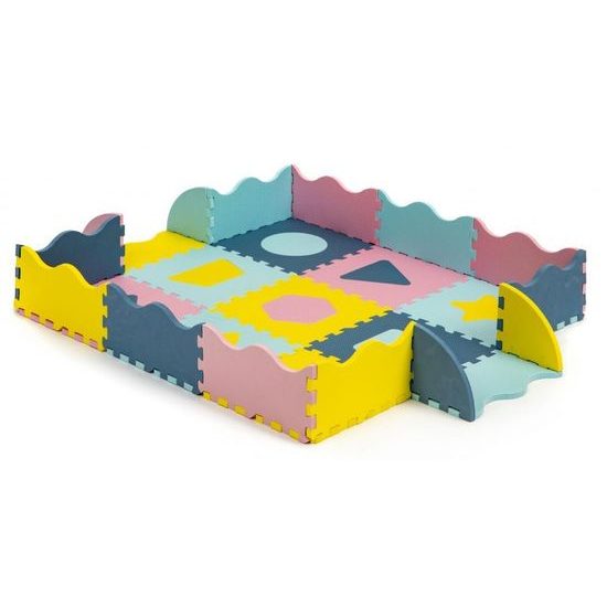 Ecotoys XXL pěnová puzzle hrací deka Happy Color