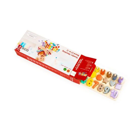 Ecotoys dřevěné edukační počítadlo Wooden Sorter