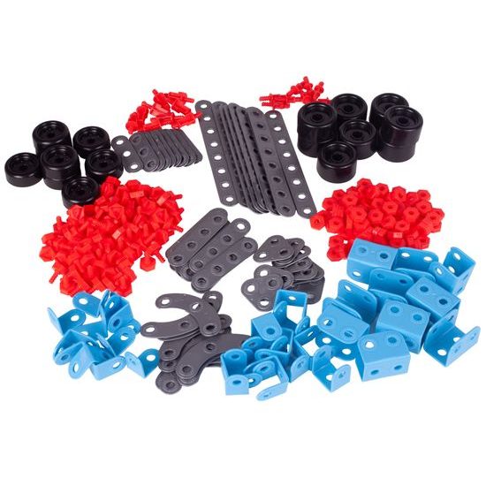 Konstrukční stavebnice s vrtačkou na baterie Junior Blocks 280 dílků