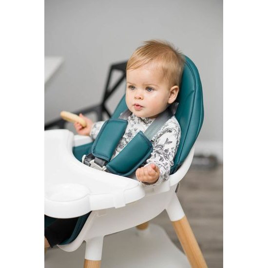 Jídelní židlička TUVA DARK GREEN