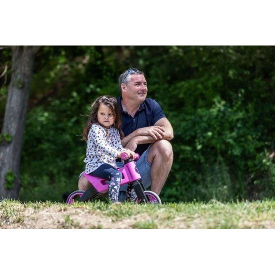 Odrážedlo FUNNY WHEELS Rider SuperSport fialové 2v1+popruh