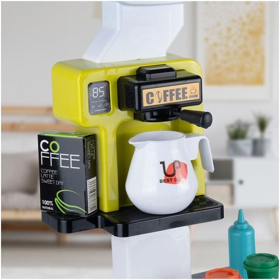 Dětský obchod Supermarket s lednicí a nákupním košíkem 65 součástí