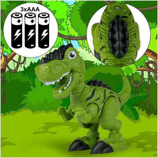 Interaktivní dinosaurus se světlem a zvuky T-Rex