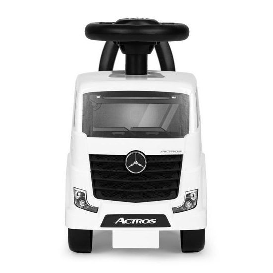 Dětské mini odrážedlo se zvuky Mercedes Actros - bílé