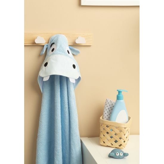 Dětská osuška Sensillo Water Friends 100x100 cm BLUE