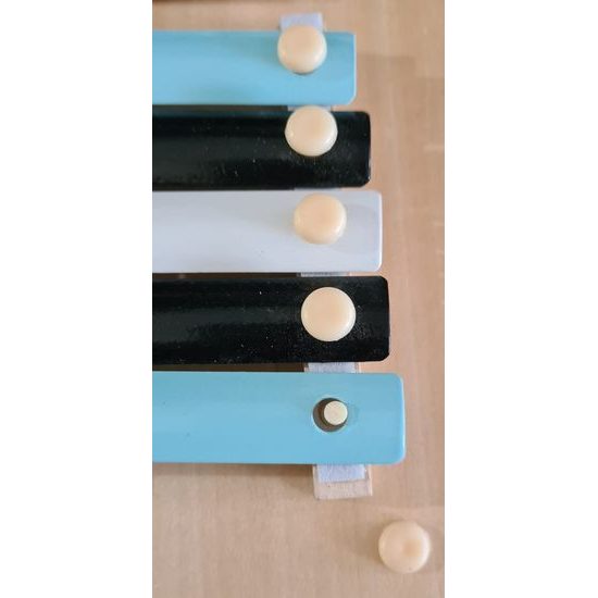 MALÁ VADA Ecotoys dřevěné edukační chodítko s cimbálkami