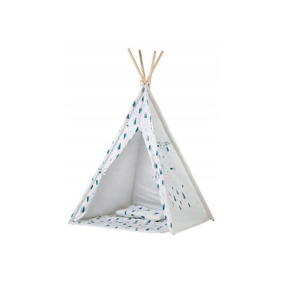 Ecotoys detský indiánsky stan teepee nebeský les