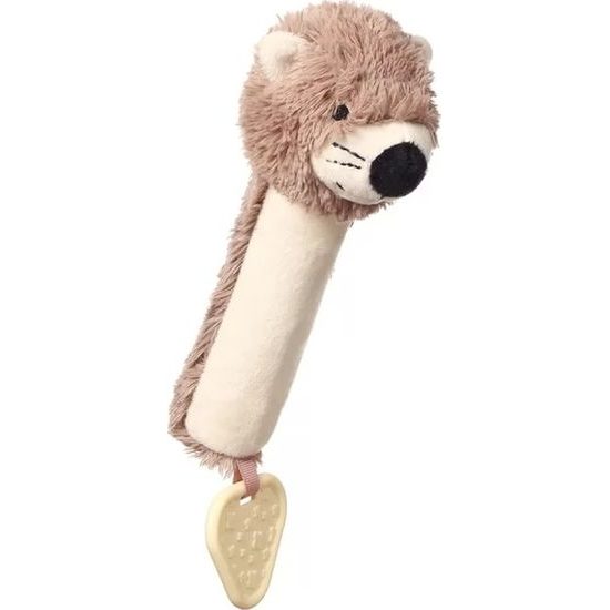 BabyOno Plyšová hračka s chrastítkem Otter Maggie Vydra, béžovo-hnědá