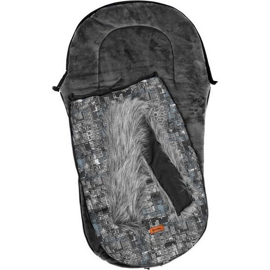 Sensillo Zimní fusak do kočárku Olaf grafitový