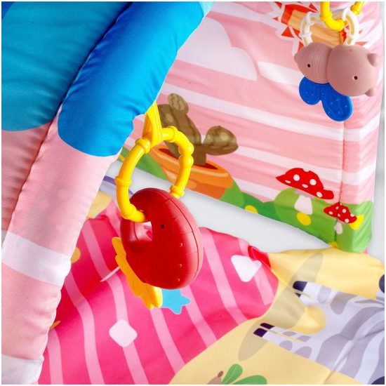 Hrací deka 4v1 s tunelem a hrazdičkou Activity Gym