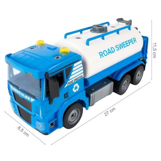 Šroubovací cisterna v kufříku se světly a zvuky Tank Truck