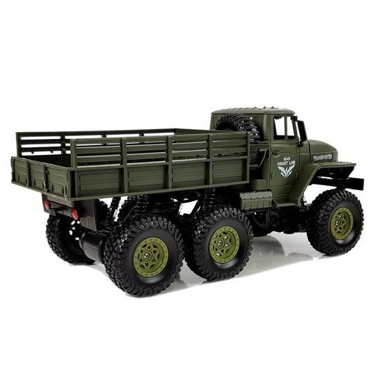 Nákladní auto 6x6 na dálkové ovládání Army Truck zelené 1:18