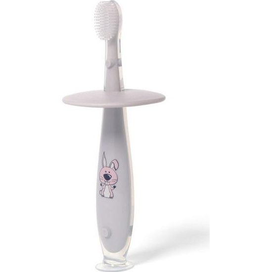 BabyOno Kartáček zubní bezpečný 12m+ - Šedá