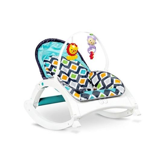 Ecotoys kojenecké lehátko 3v1 s vibracemi a hudbou Animal 8