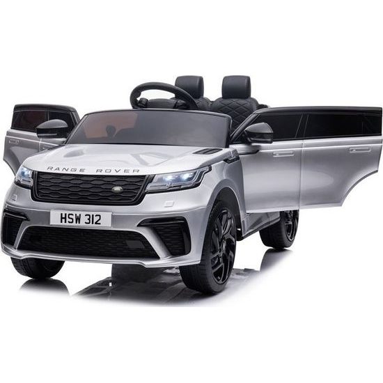 Elektrické auto Range Rover stříbrné