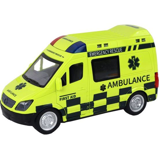 Auto Ambulance se světly na dálkové ovládání