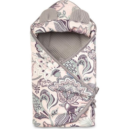 Sensillo Zavinovačka do autosedačky wafel růžová grafity