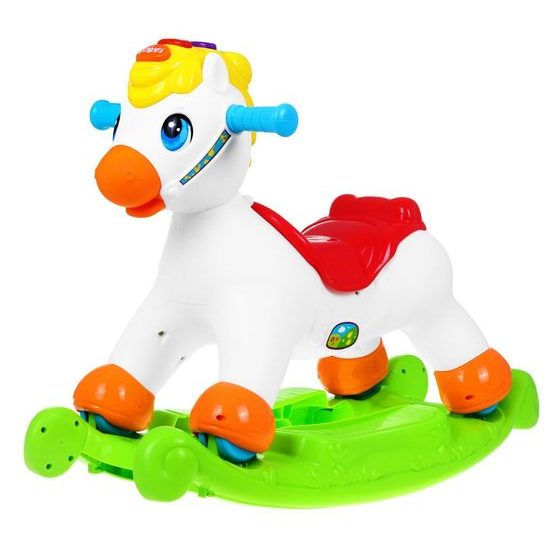 Huile Toys interaktivní houpací kůň 2v1 Rocking Horse