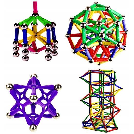 Doris magnetická stavebnice Witka Magnetic 250 dílů