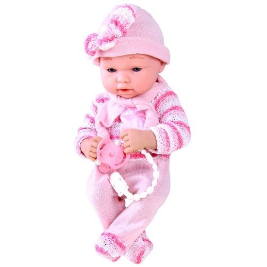 Panenka Baby Girl Noe 35 cm s dudlíkem a dekou