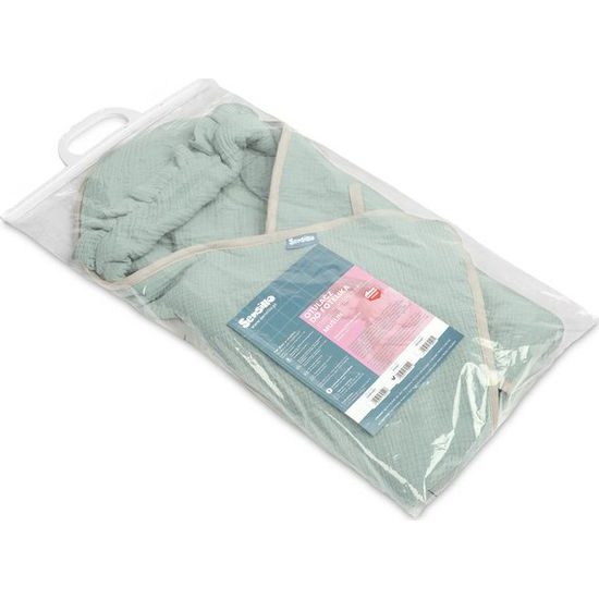 Mušelínová zavinovačka do autosedačky - Khaki