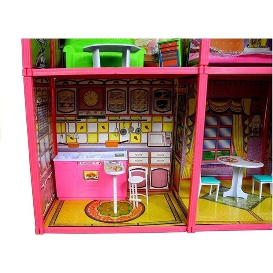 Velký domeček pro panenky s nábytkem